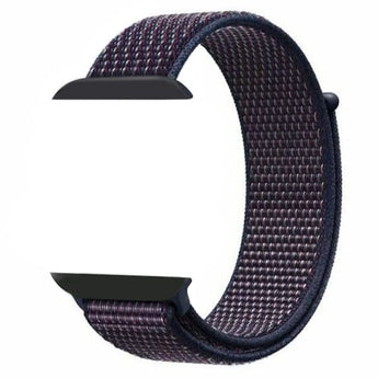 Zonabel 42/44/45mm Apple Watch Replacement Nylon Loop Strap - Indigo Blue image 0