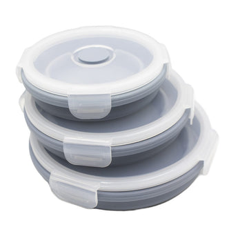 Home Guru Round Collapsible Containers - 3 Pack image 0