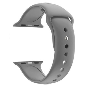 Zonabel 38/40/41mm Apple Watch Replacement Silicone Strap - Grey image 0