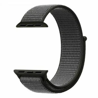Zonabel 42/44/45mm Apple Watch Replacement Nylon Loop Strap - Storm Grey image 0