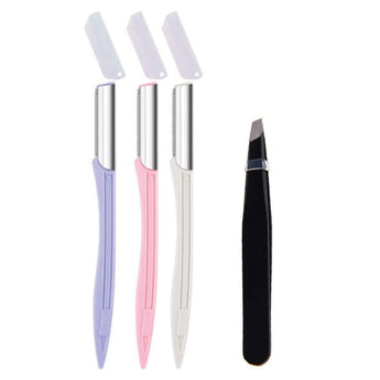 Nordik Beauty Dermaplane Facial Razors and Slanted Tweezer Combo image 6