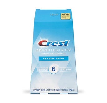 Crest 3D Whitestrips, Classic Vivid, Teeth Whitening Kit, 20 Strips image 0