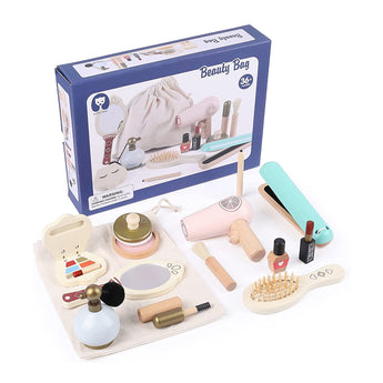 Bum Bum Baby Wooden Pretend Beauty Salon Play Set (15pcs) image 0