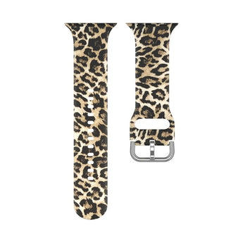 Zonabel Silicone Leopard Strap Compatible with Apple- 38/40/41mm Models image 0