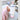 White Insulated S/Steel Tumbler with Protective Boot and Straw Cover - with Pink Accessories image 1