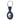 Zonabel Keyring Holder Compatible with Apple Airtag - Navy Blue image