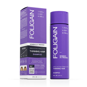Foligain - 2% Trioxidil Triple Action Formula For Thinning Hair Shampoo (236ml) - For Women image 0