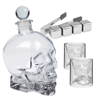 The Ultimate Whiskey Gift Set: Decanter, 2 x Glasses and Whiskey Stones image 0