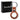 Zonabel Apple Airtag Keyring Holder - PU Leather - Brown image