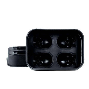 Kitchen Kult Skull Head Silicone Ice Tray - 4 Slots image 0