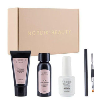 Nordik Beauty Ultimate Polygel Starter Kit with Nail Brush & Slip Solution image 0