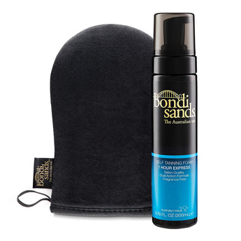 Bondi Sands Express Self Tanning Foam (225ml) + Reusable Application Mitt image 0