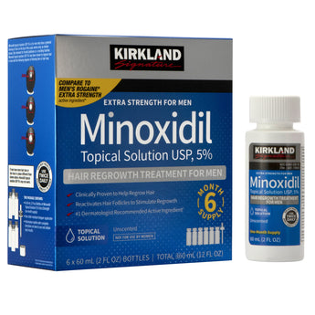 Kirkland Signature – 5% Minoxidil Extra Strength Hair Regrowth Treatment – For Men image 0