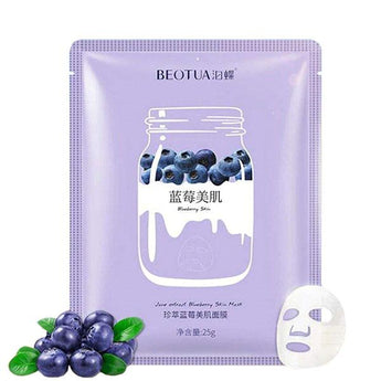 Nordik Beauty Anti-aging Collagen Blueberry Face Sheet Mask image 0