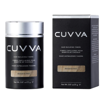 CUVVA Hair Fibers Hair Loss & Thinning Hair Concealer - 25g - Medium Blonde image