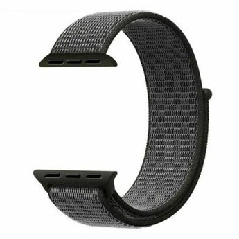 Zonabel 38/40/41mm Apple Watch Replacement Nylon Loop Strap - Storm Grey image 0