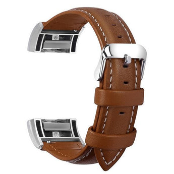 Zonabel Leather Strap Compatible with Fitbit Charge 2 - S image