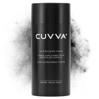 CUVVA Hair Fibers Hair Loss & Thinning Hair Concealer (30g) - Black image