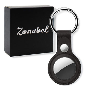 Zonabel Apple Airtag Keyring Holder - PU Leather image 0