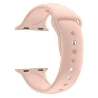 Zonabel 38/40/41mm Apple Watch Replacement Silicone Strap - Pink Sand image 0