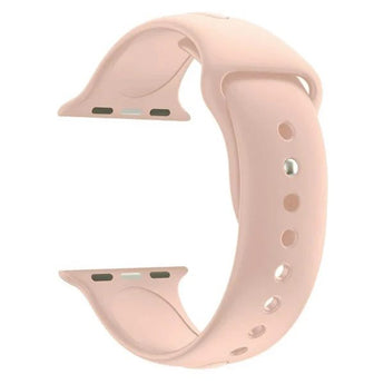 Zonabel 42/44/45mm Apple Watch Replacement Silicone Strap - Pink Sand image 0