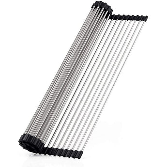 Kitchen Kult Multi-Use Over-The-Sink Roll-Up Foldable Dish Drying Rack image 0