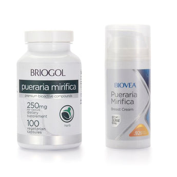 Pueraria Mirifica Breast Health Combo: 100 Capsules & Enlargement Cream 99ml image 0