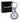 Zonabel Apple Airtag Keyring Holder - PU Leather - Grey image