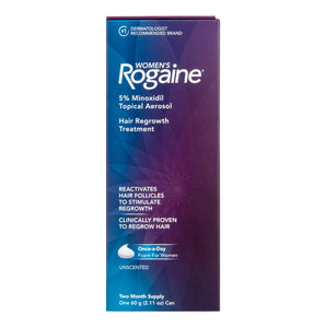 Rogaine – 5% Minoxidil Hair Regrowth Treatment Foam – For Women image 0