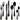Kitchen Kult 8 Piece Stainless Steel Cutlery Set - Black image 0
