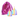 Nordik Beauty Reusable Menstrual Cups - 2 Pack (Small & Large) + Storage Bag - Rainbow Swirl image
