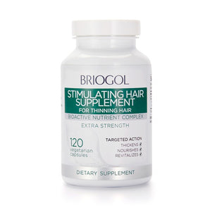 BRIOGOL Hair Loss Supplement Pills - DHT Blocker (120 Capsules) image 0